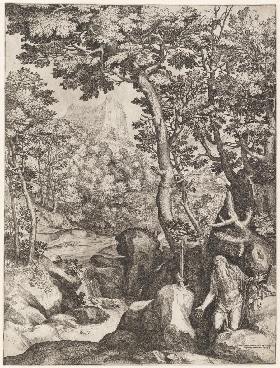 Saint Onuphrius in the Wilderness