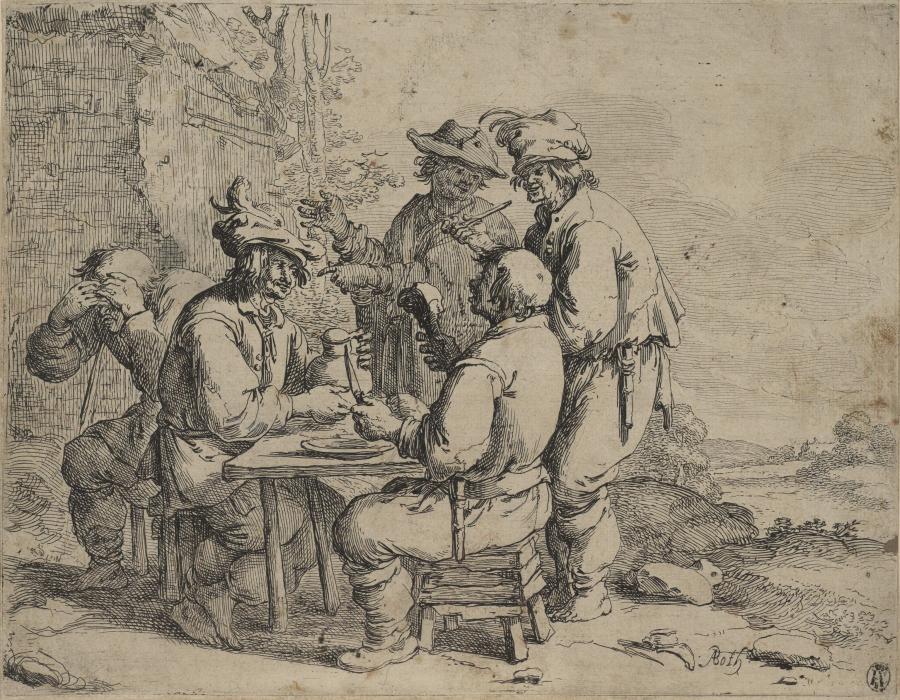 The Drunken Peasants at the Table