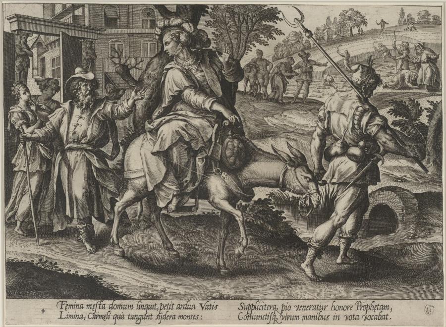 The Shunammite Woman Riding out to Elisha