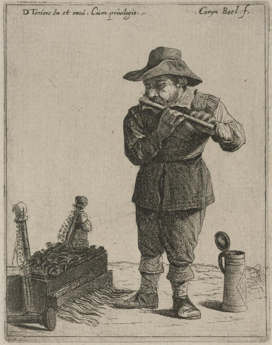 Fluitspelende man
