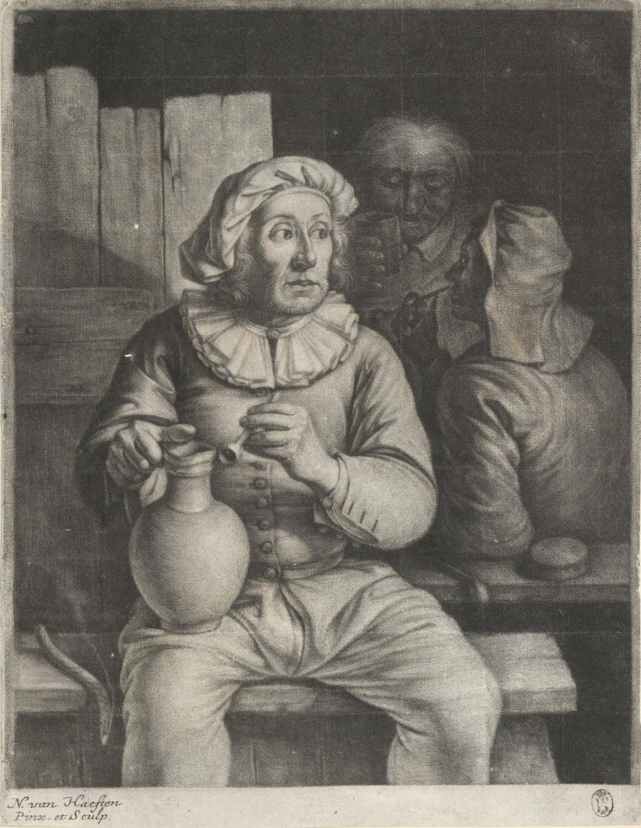The Peasant with Jug and Pipe