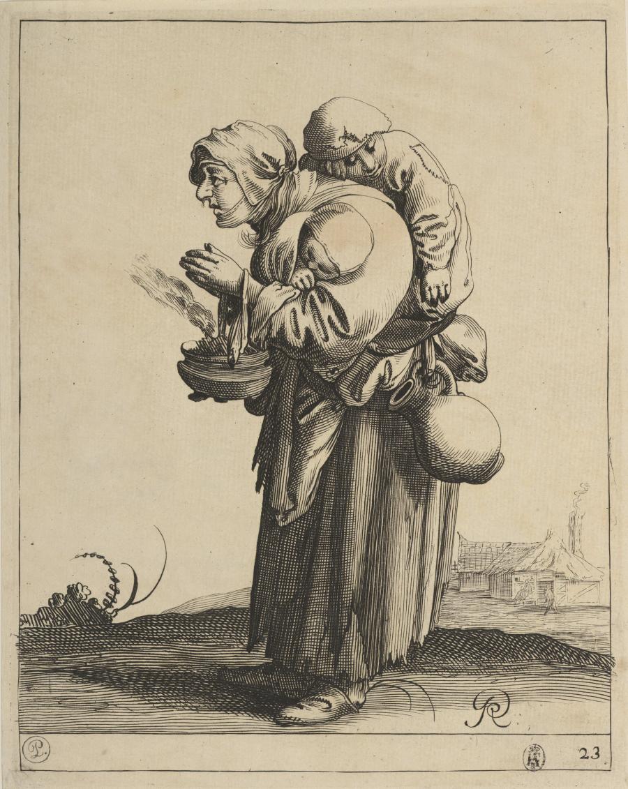 A Beggar Woman with a Child