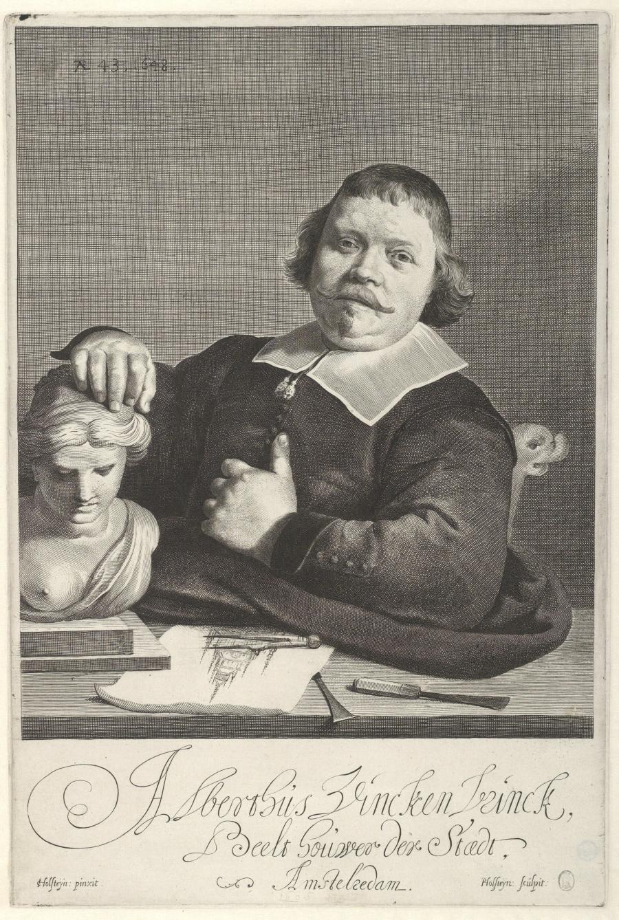 Portret van Albert Vinckenbrink