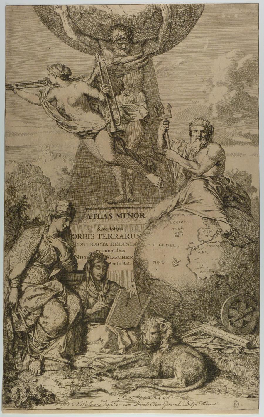 Title Plate of the "Atlas minor"