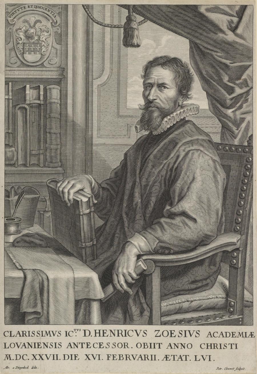 Portrait of Henricus Zoesius