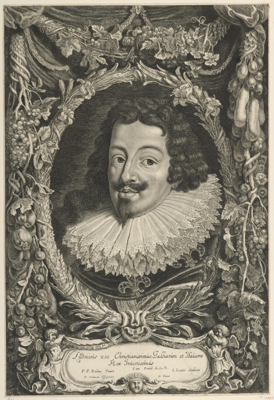 Portret van koning Lodewijk XIII van Frankrijk
