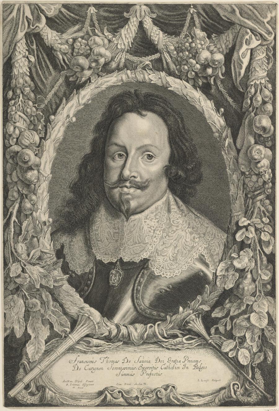 Portret van Thomas Frans van Savoye-Carignano
