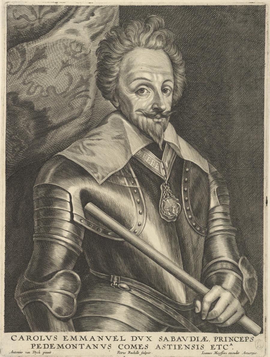 Portret van hertog Karel Emanuel I van Savoye