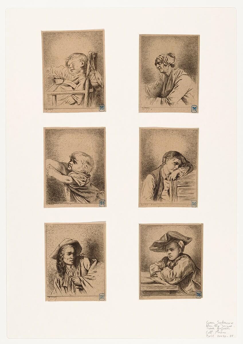 Seven Half-figures