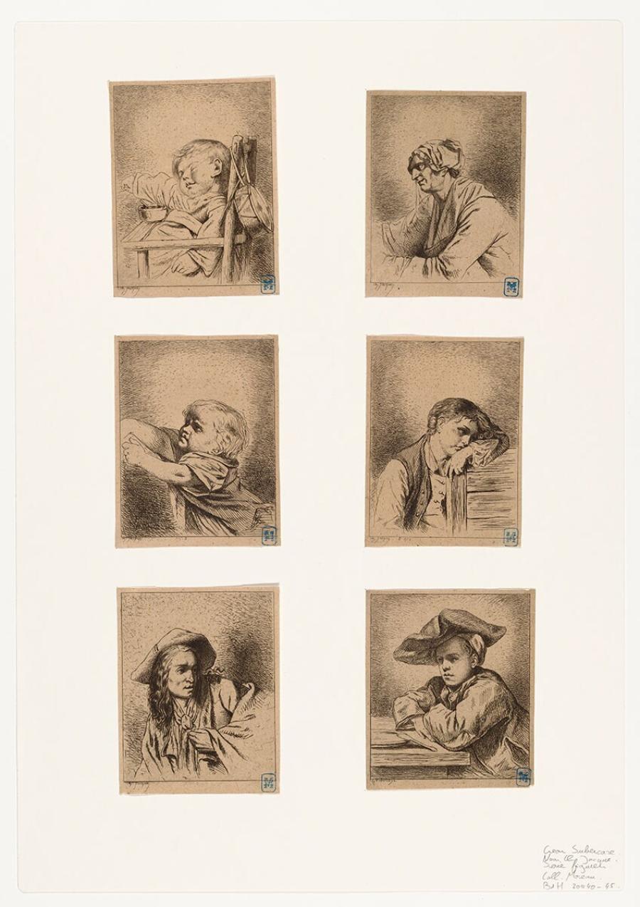 Seven Half-figures