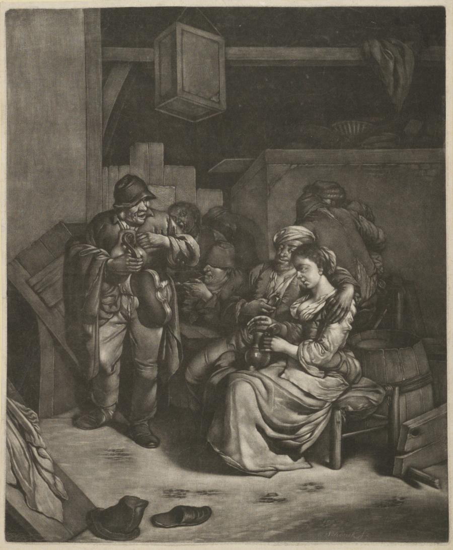 Interieur van boerenherberg