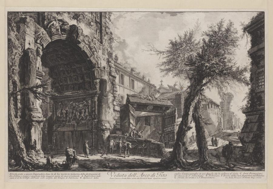 Veduta dell' Arco di Tito (Gezicht op de Boog van Titus)