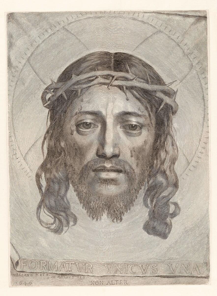 De zweetdoek van Veronica met het gezicht van Christus