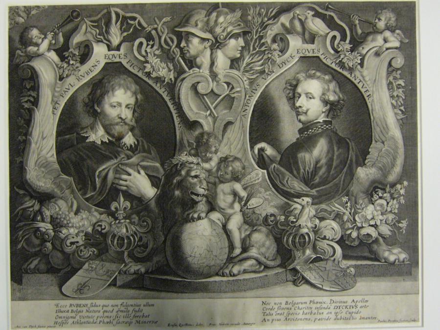 Portrait of Peter Paul Rubens and Anthony van Dyck