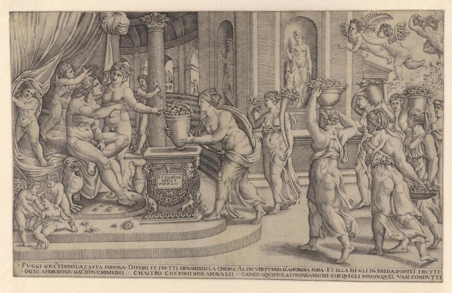 De bruiloft van Vertumnus en Pomona
