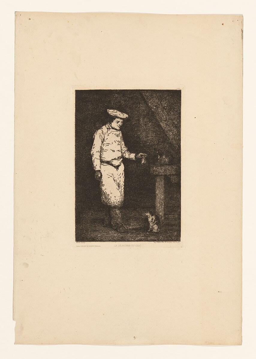 Le déjeuner du chat