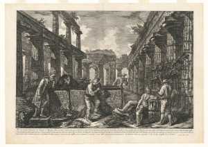 frontispiece-vue-de-restes-interieurs-du-temple-de-neptune