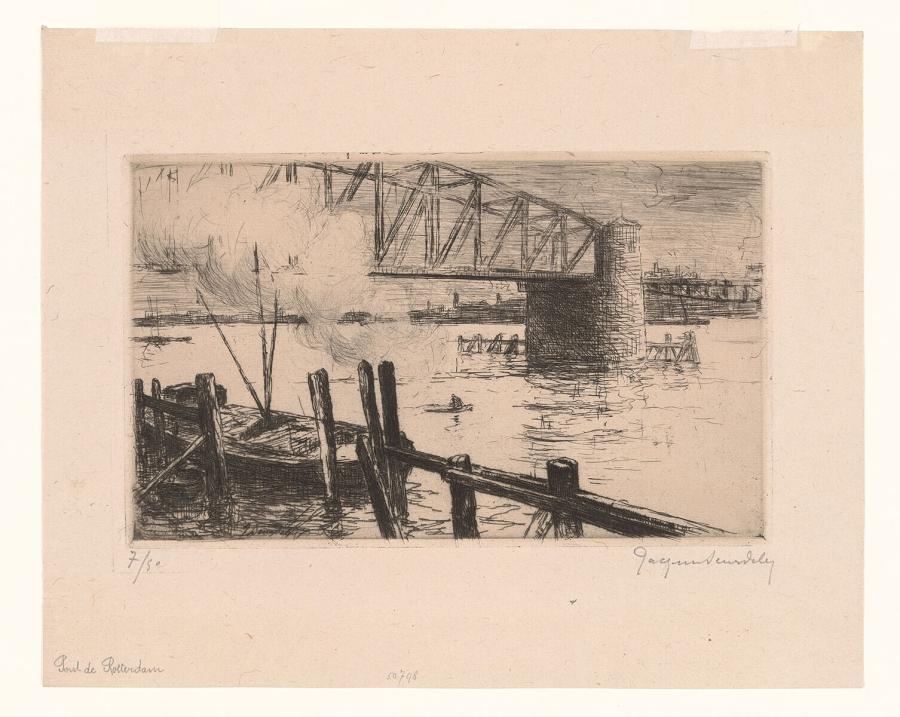 Railway Bridge at the Koningshaven, Rotterdam