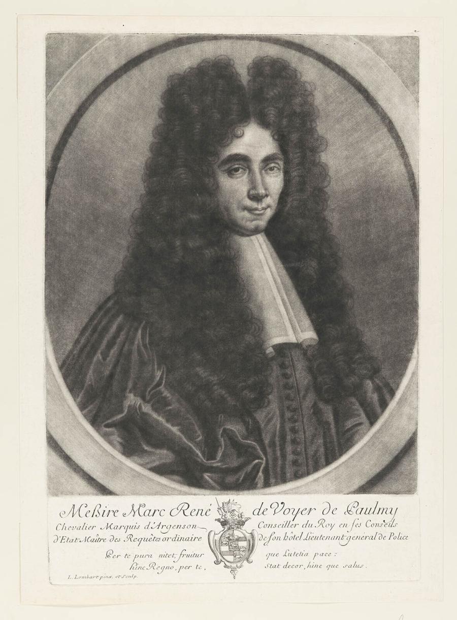 Portret van Marc René de Voyer de Paulmy
