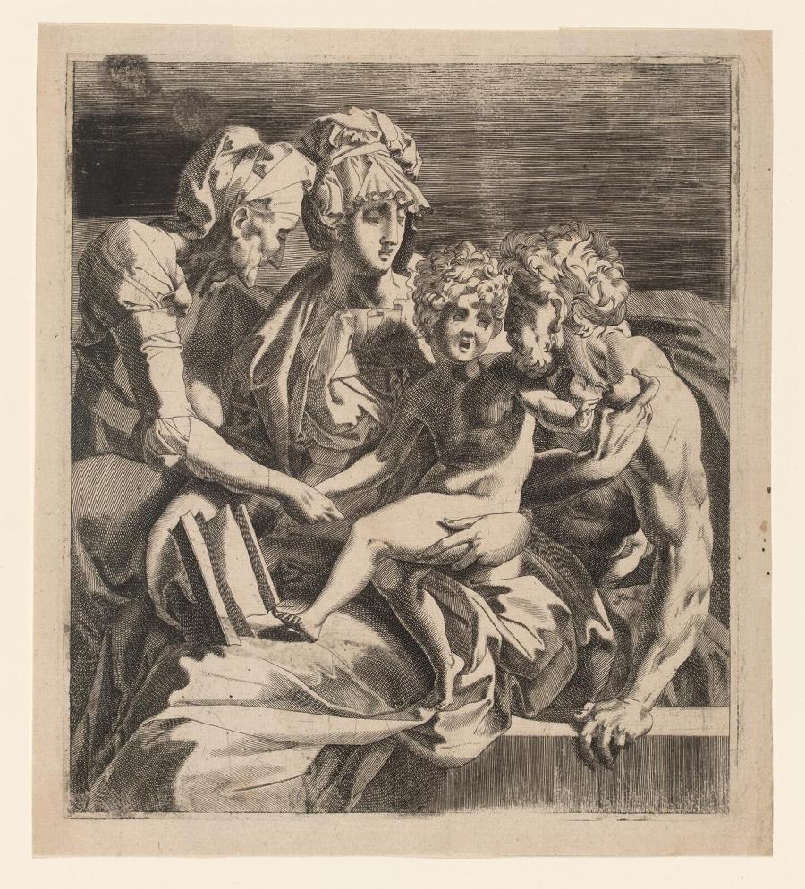 Holy Family with Saint Elizabeth or Saint Anne