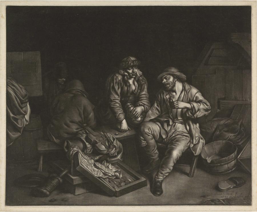 Four Peasants at a Table