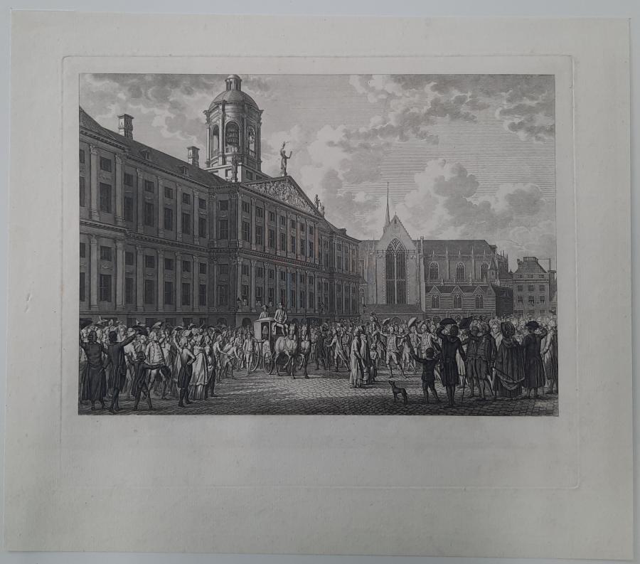 Cheers from the Well-wishers to the Amsterdam Mayor Henrik Hooft Danielsz. on Dam Square, Monday 26 February 1787