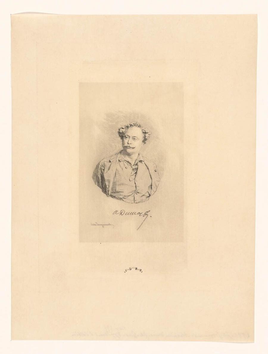 Portret van Alexandre Dumas fils