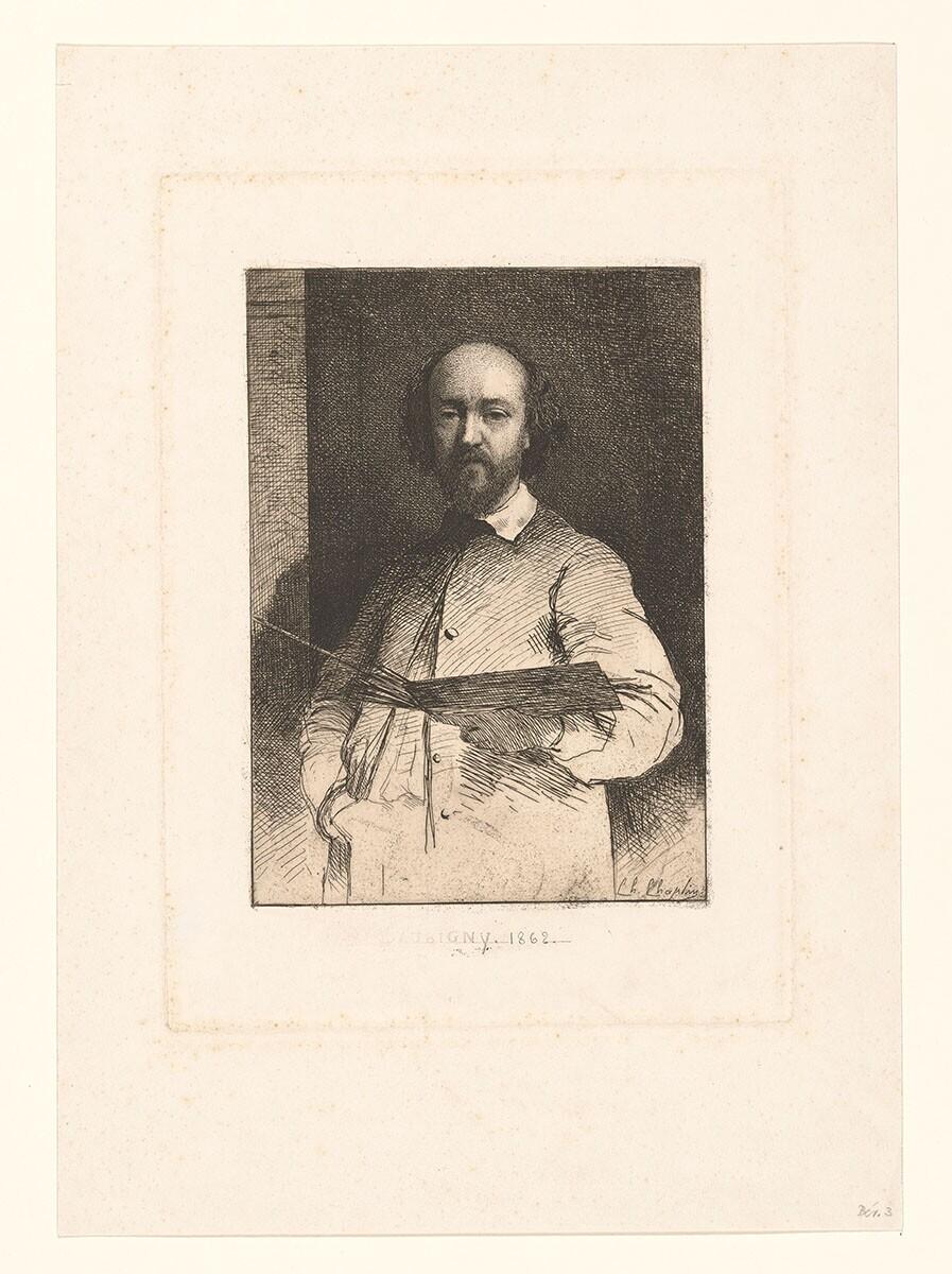 Portret van Charles Daubigny
