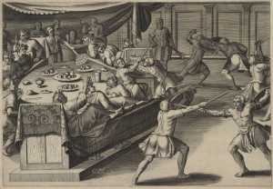 gladiatorengevecht-in-een-eetzaal