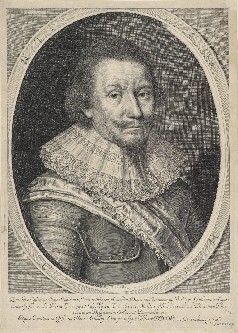 Portrait of Ernst Casimir, Count of Nassau-Dietz