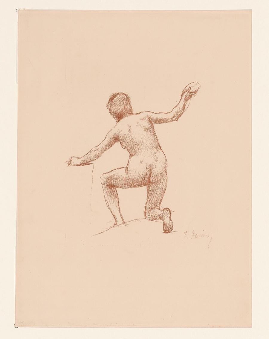 Nude Woman, seen from the Back