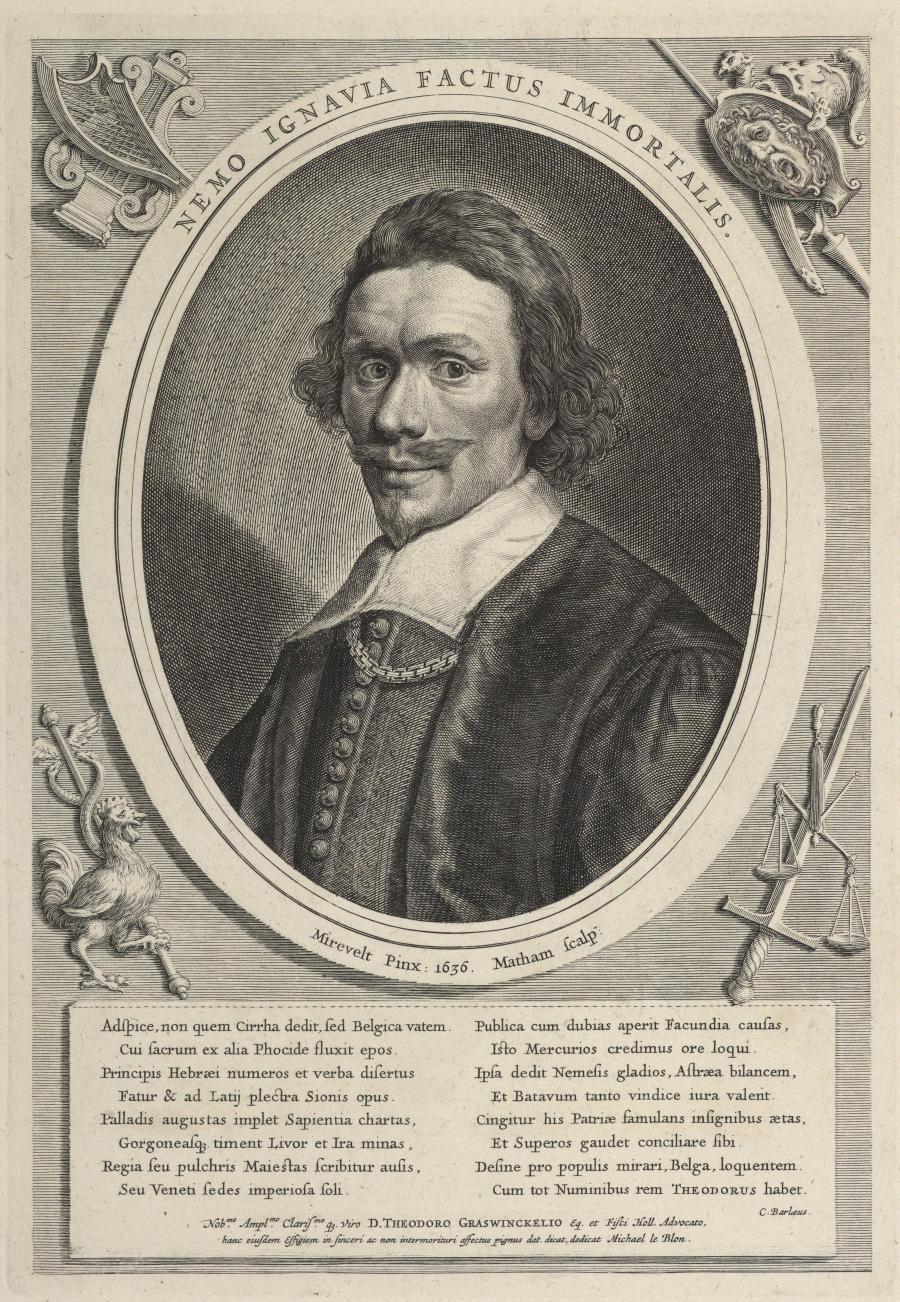 Portret van Dirk Graswinckel