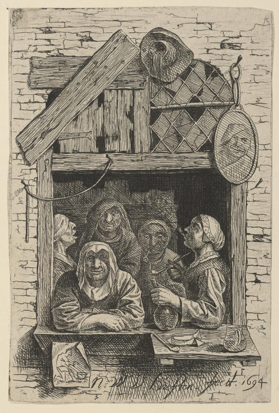 Five Women at a Window