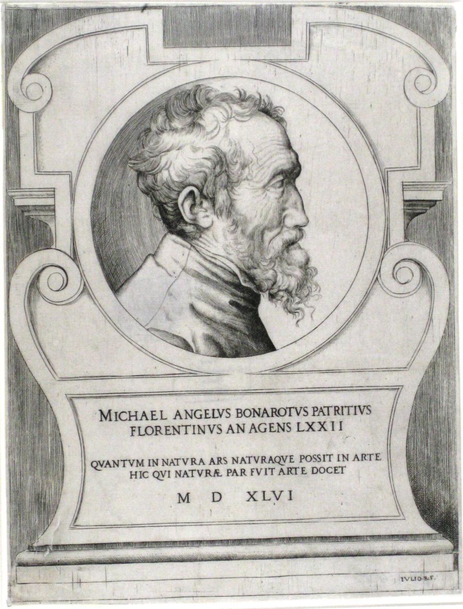 Portrait of Michelangelo Buonarotti