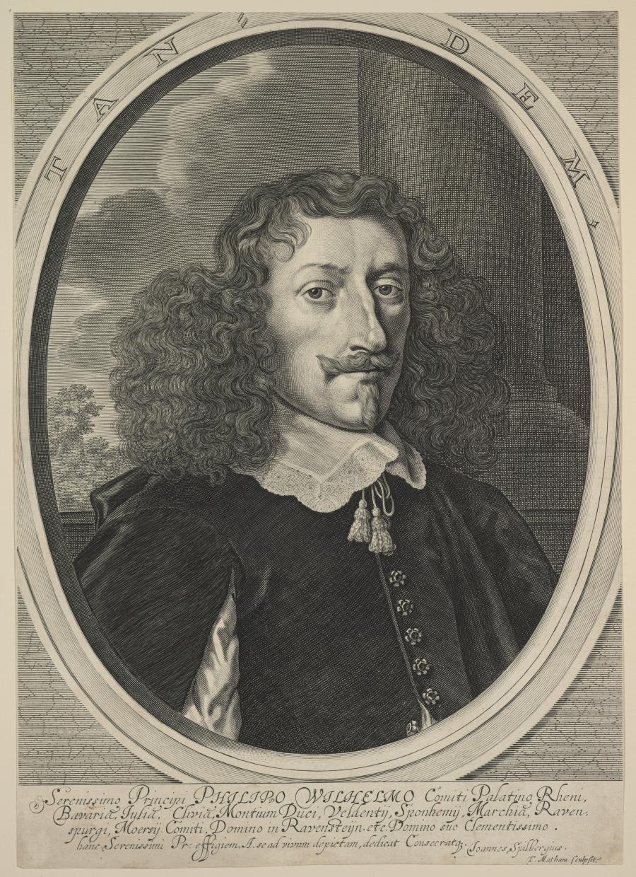 Portret van keurvorst Filips Willem van de Palts