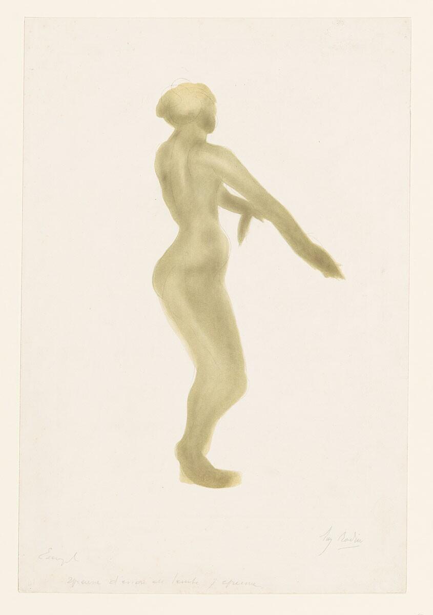 Naked standing Woman