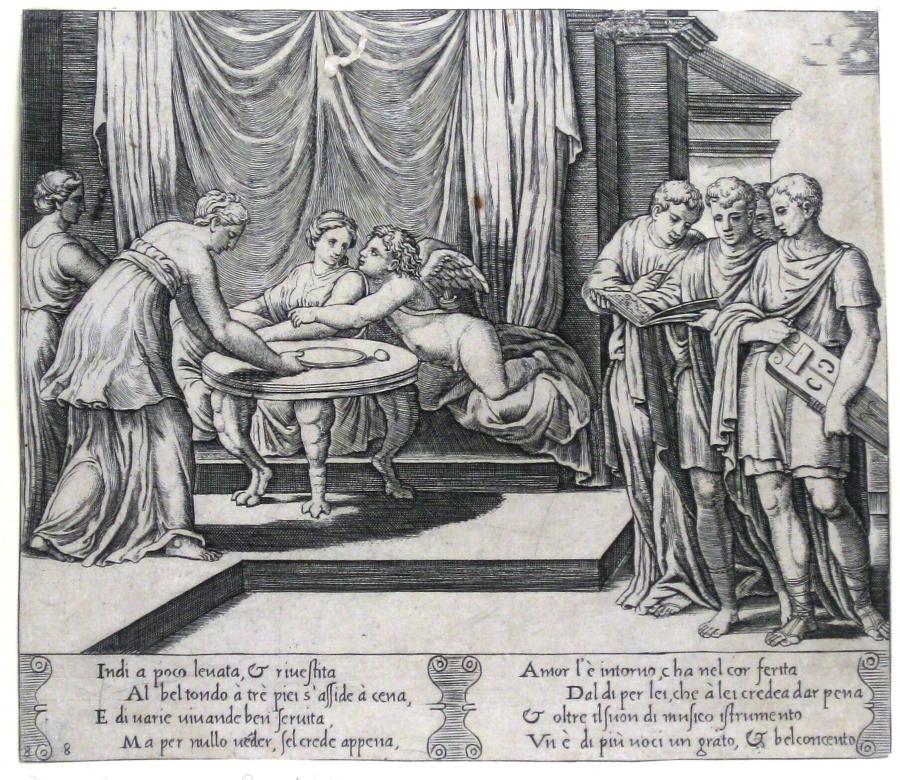 Other Nymphs Serving Psyche at the Table
