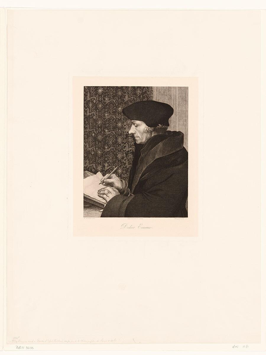 Portret van Desiderius Erasmus