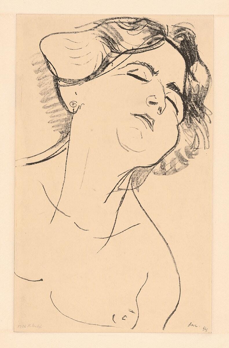 Woman's Head, Eyes Closed