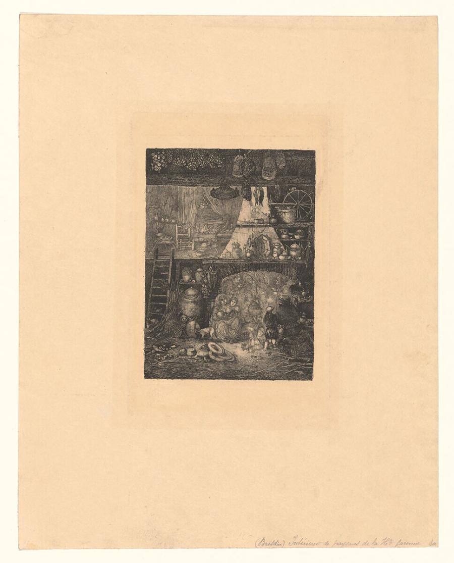 Interior of peasants in Haute-Garonne