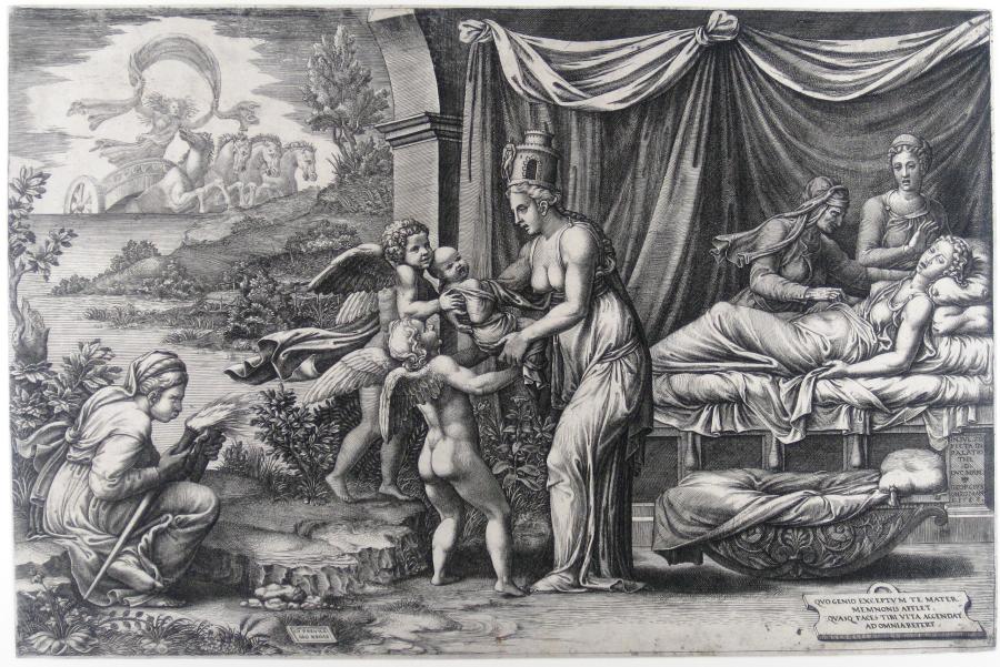 Allegorie op de geboorte