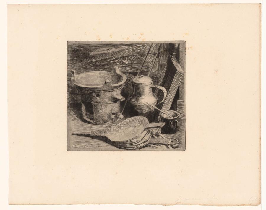Still-life with Brazier, Bellows and Tongs