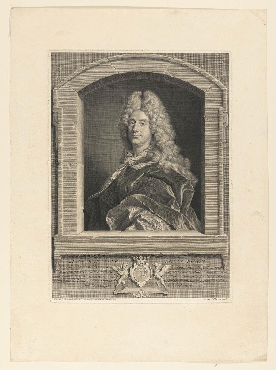 Portrait of Jean Baptist Louis Picon