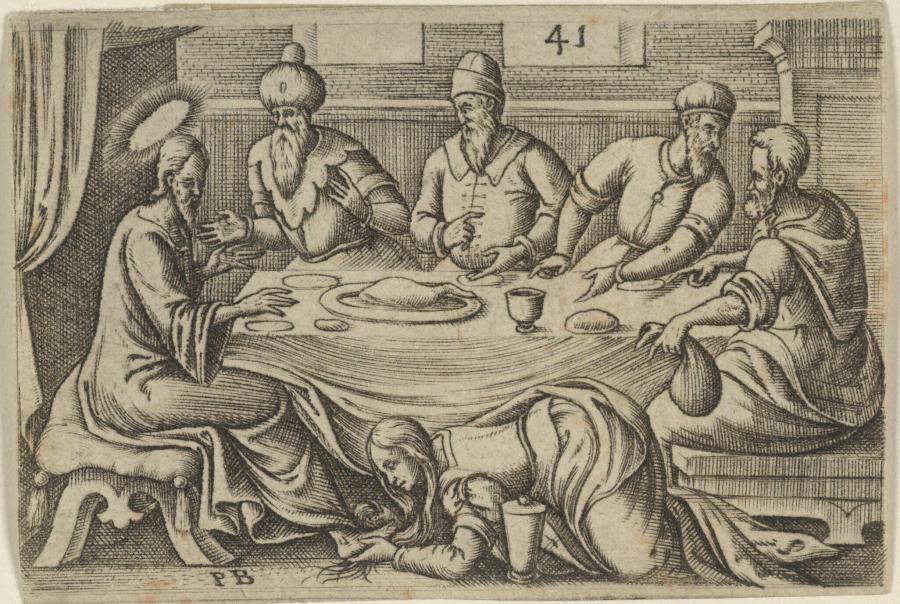 Mary Magdalen Washing Christ's Feet