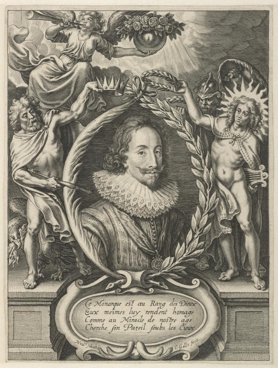 Portret van koning Karel I van Engeland