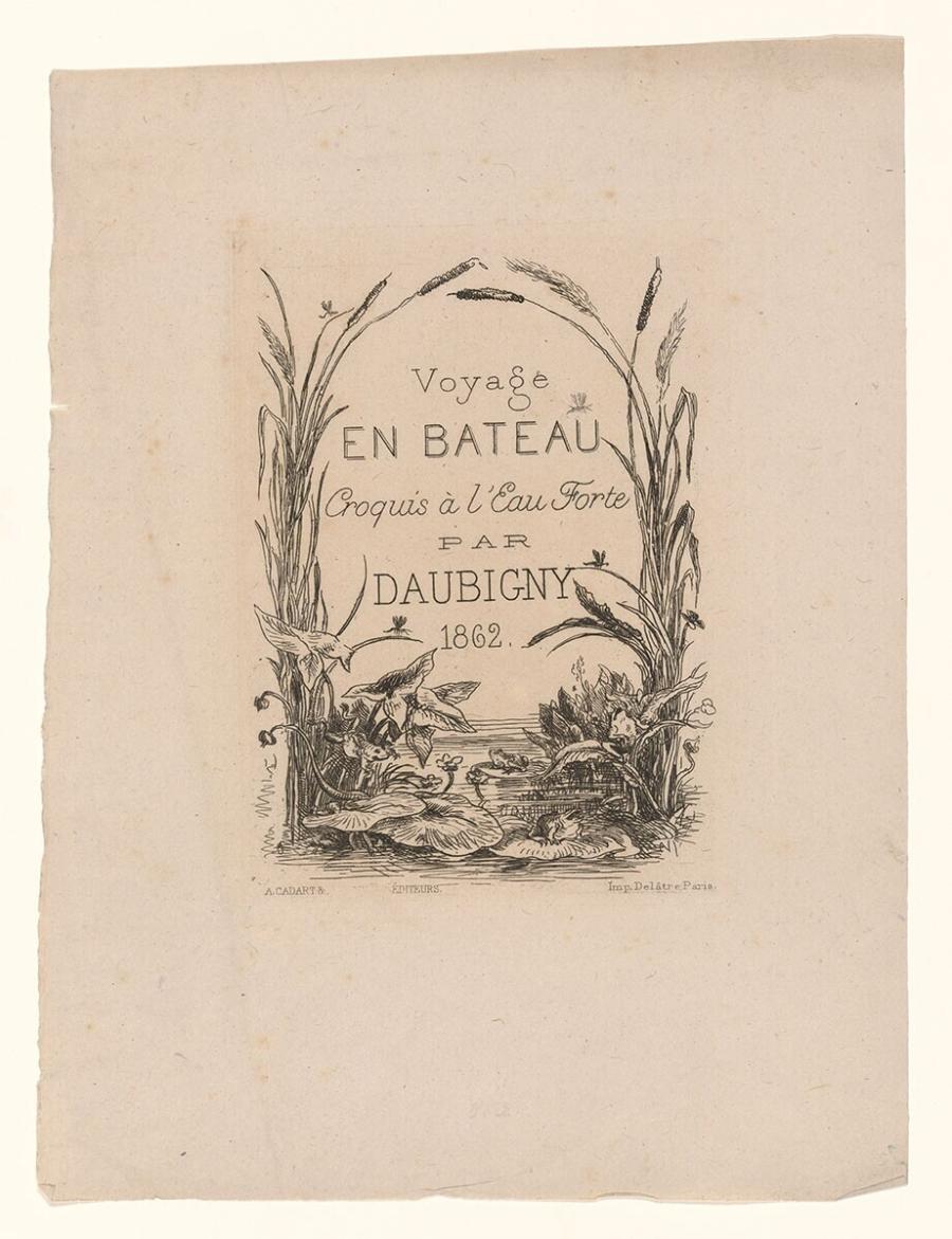 Frontispiece with Frogs and Water Plants