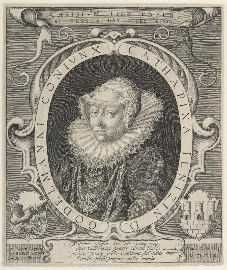 Portret van Catharina Jenizin