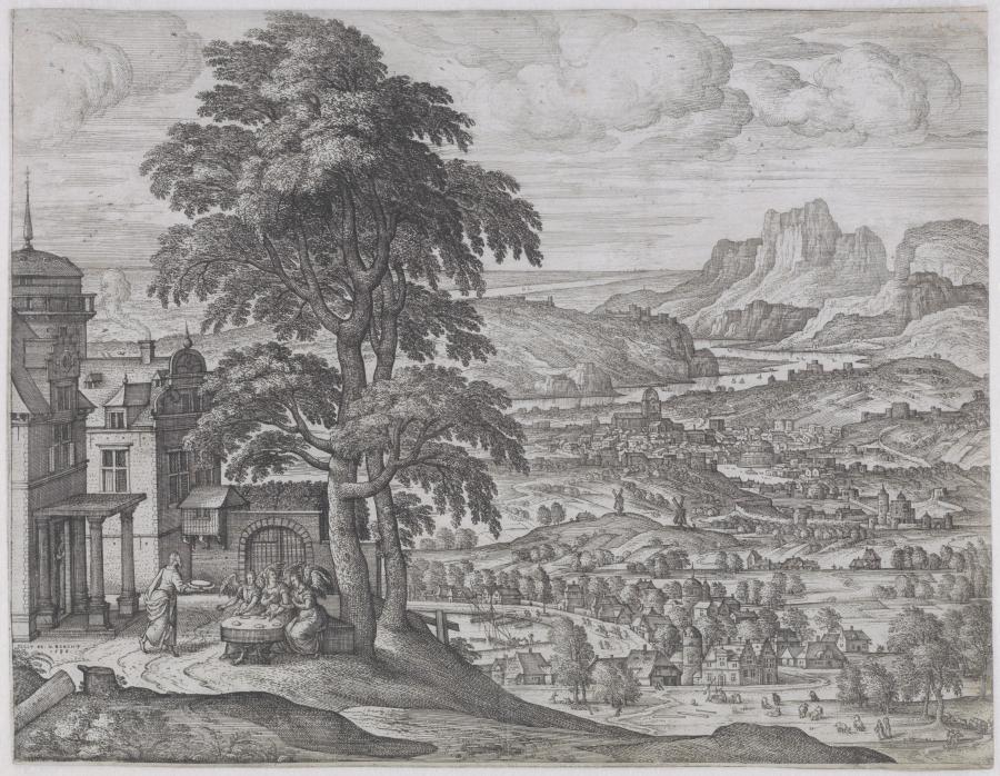 Abraham Serving the Angels