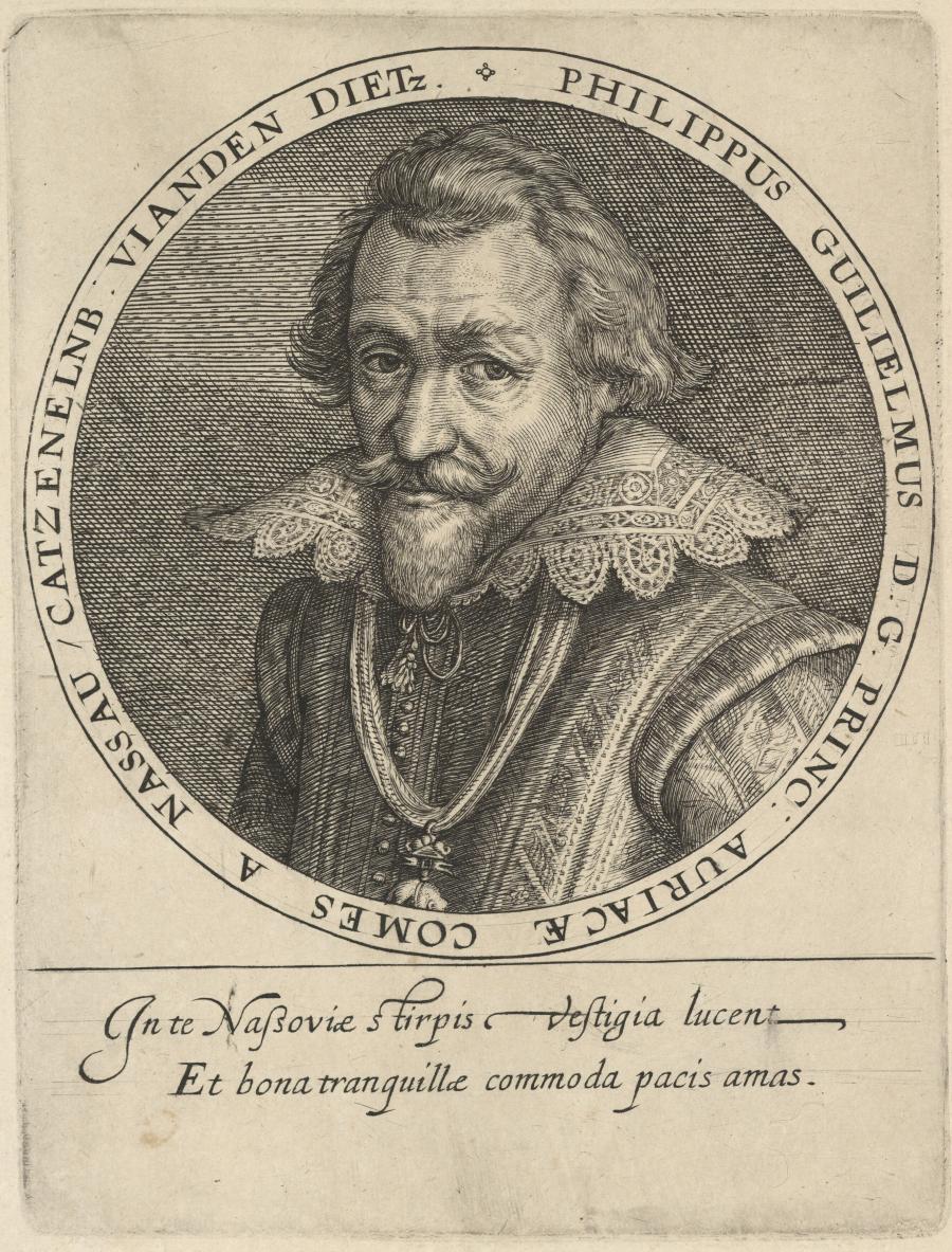 Portret van prins Filips Willem van Oranje