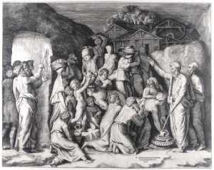 moses-telling-the-israelites-to-gather-the-manna-and-moses-striking-the-rock